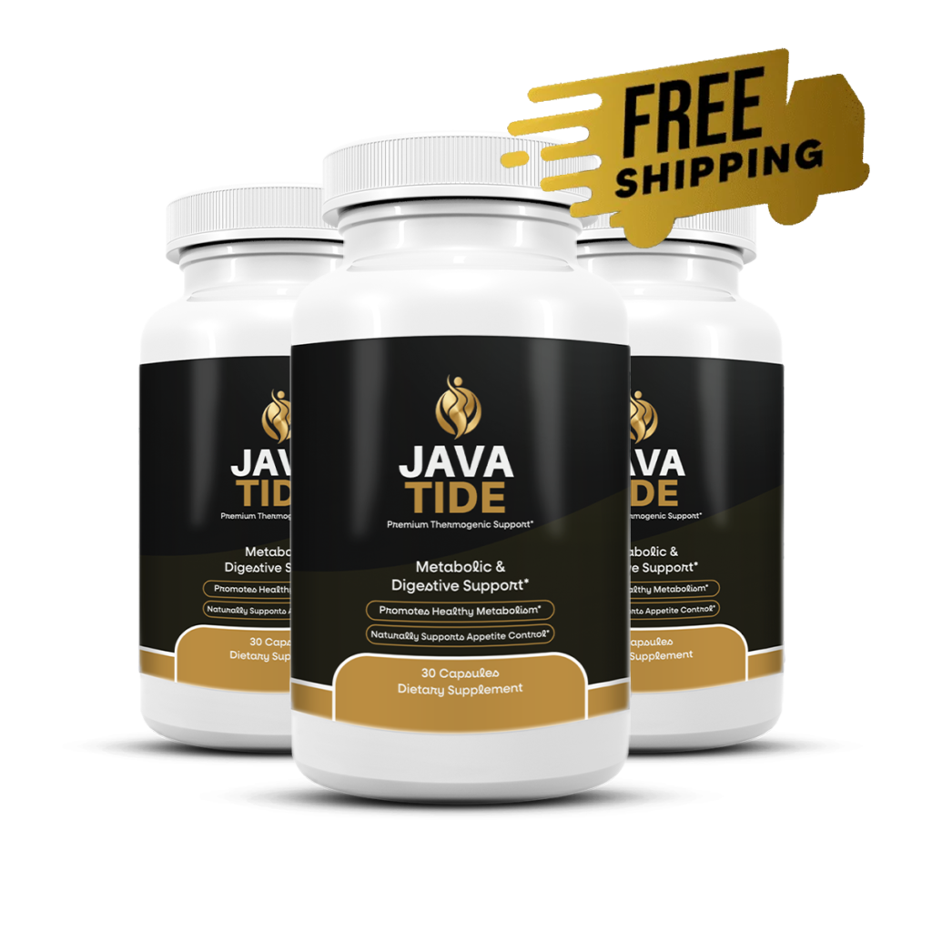 Three bottles of Javatide — Most Popular package