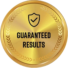 Money-back guarantee seal for Javatide / Dedicated customer support badge for Javatide / Guaranteed results seal for Javatide